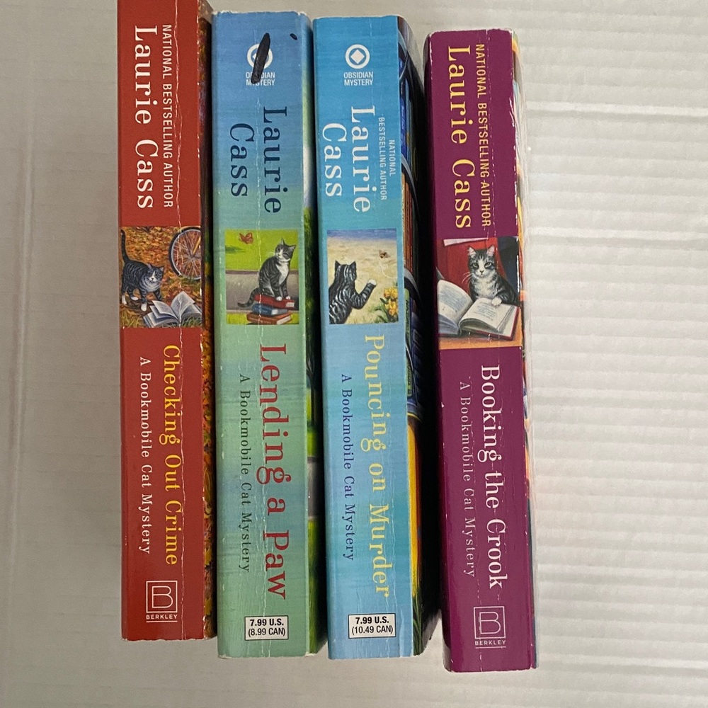 Laurie Cass Bookmobile Cat Mystery Book Set - Cozy Mystery Series